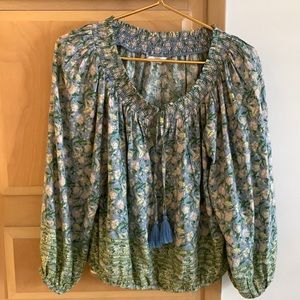 Lucky Brand- super cute top with tassels!